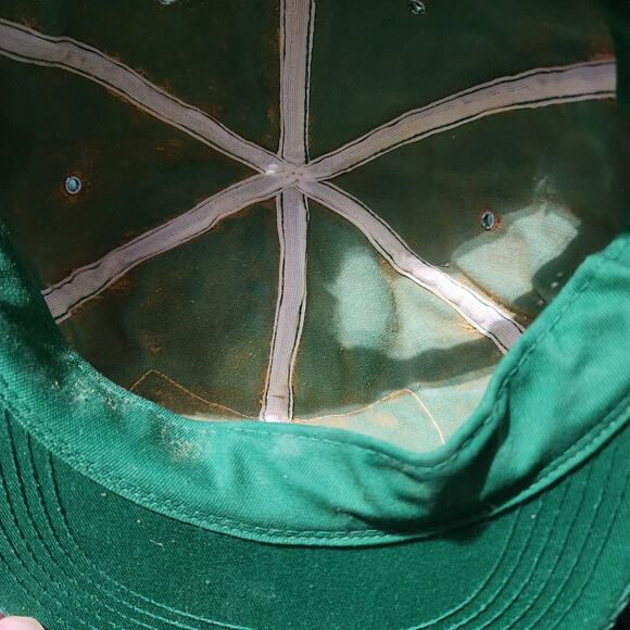 Vintage Seedex 391 Soybeans Green Corduroy Snapback Hat USA Made Farm Cap - Picture 7 of 8